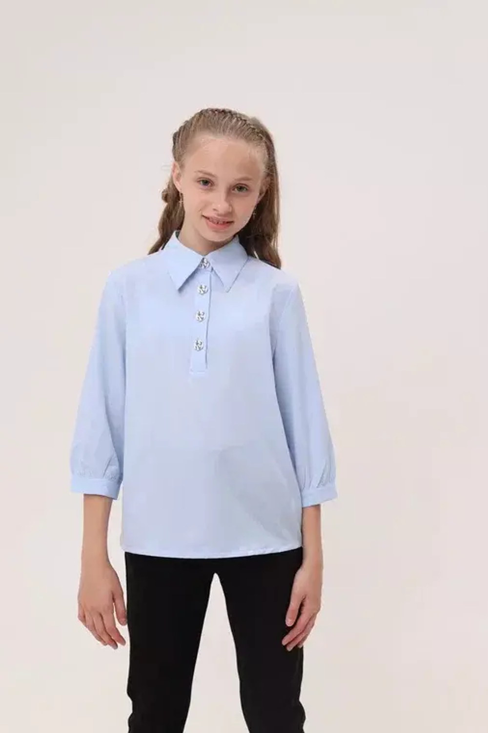 Блуза с длинным рукавом для девочки DELORAS (M) С63204