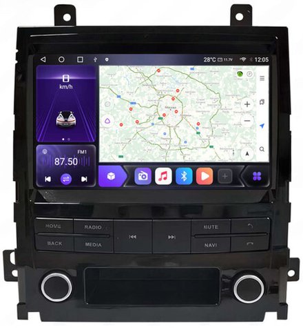 Магнитола для Cadillac Escalade 2006-2015 - Carmedia NH-C8402 Android 10, 8-ядер, 4ГБ-64ГБ, CarPlay, SIM-слот