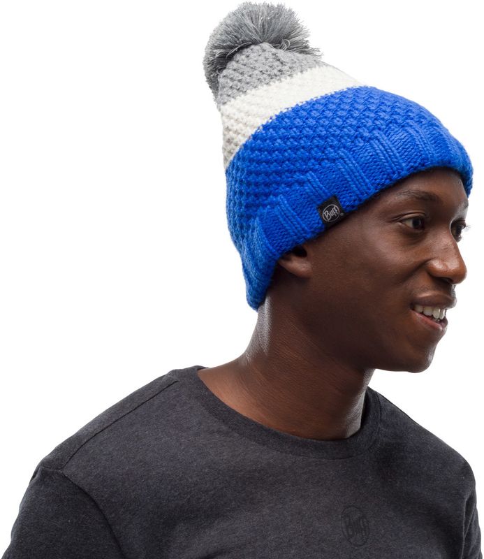 Шапка вязаная с флисом Buff Hat Knitted Polar Jav Olympian Blue Фото 2
