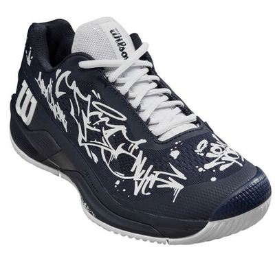 Женские Кроссовки теннисные Wilson Rush Pro 4.0 Hope NYC - navy blazer/navy blazer/white