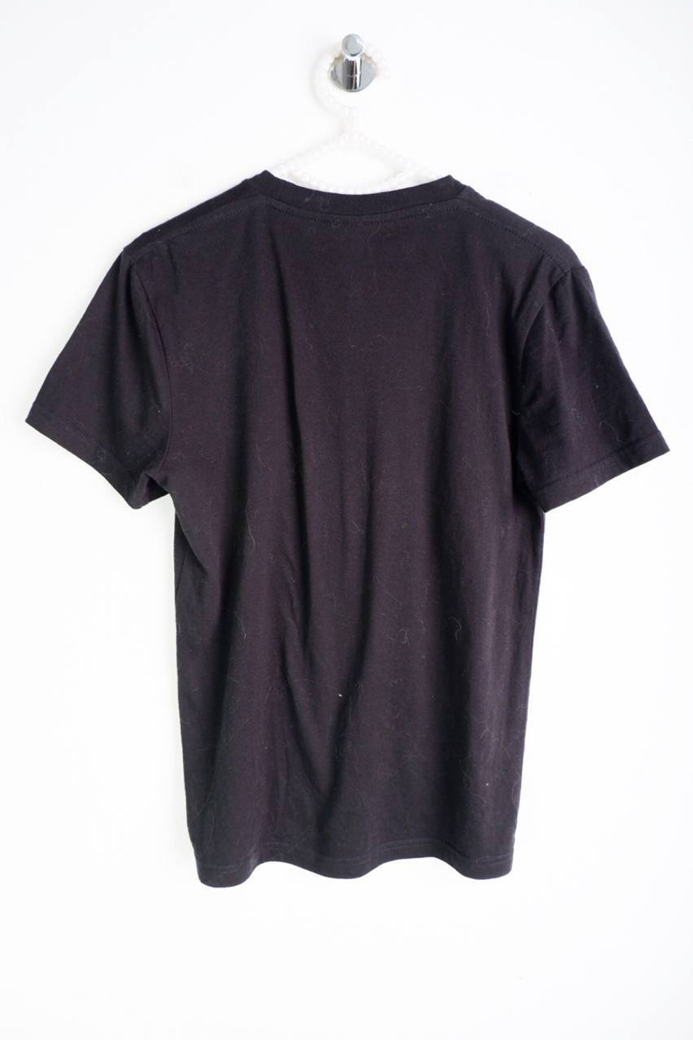 Футболка с минималистическим принтом, маркировка XS, визуально на 42 размер