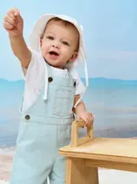 Полукомбинезон "Летний джинс" 0+