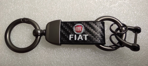 Брелок "Fiat" карбон mini (1 шт.)