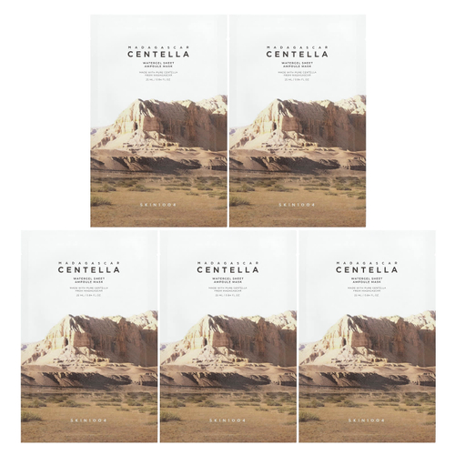 SKIN1004, Madagascar Centella, увлажняющая тканевая маска с ампулами, 25 мл (0,84 жидк. унц.)