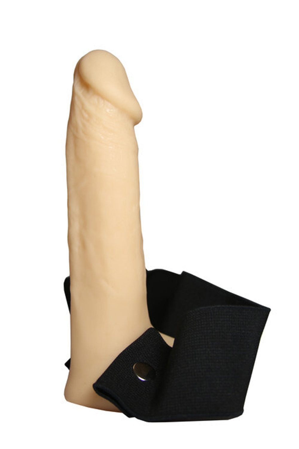 Фаллопротез на эластичном креплении 16,3 см (Цвет: телесный)