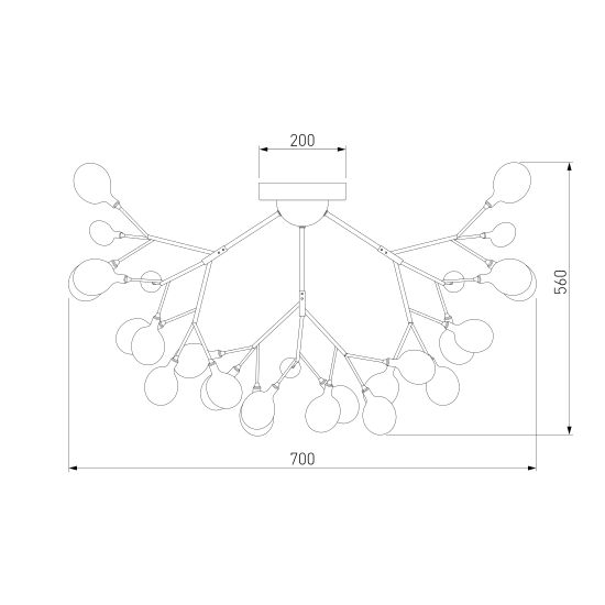 556 / потолочный светильник