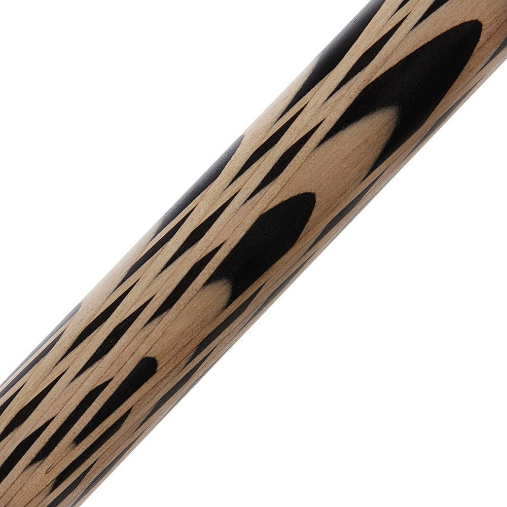 Бильярдный кий для русского бильярда Эльф запил паутина, двухсоставной (граб, черный граб)