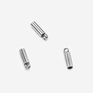 Концевик под вклейку, 9*3мм, отверстие 2мм, сталь без покрытия