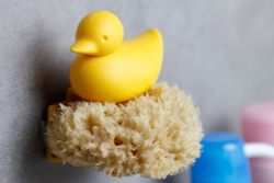 Держатель для губки duck, желтый