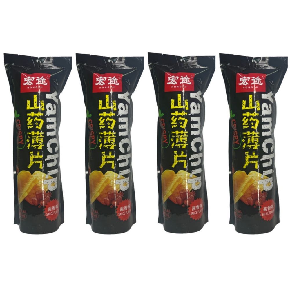 Чипсы из батата YamChip Hongtu Соевый соус 90 г 4 шт