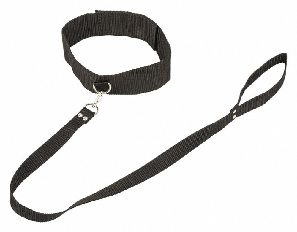 Ошейник Bondage Collection Collar and Leash One Size (Цвет: черный)