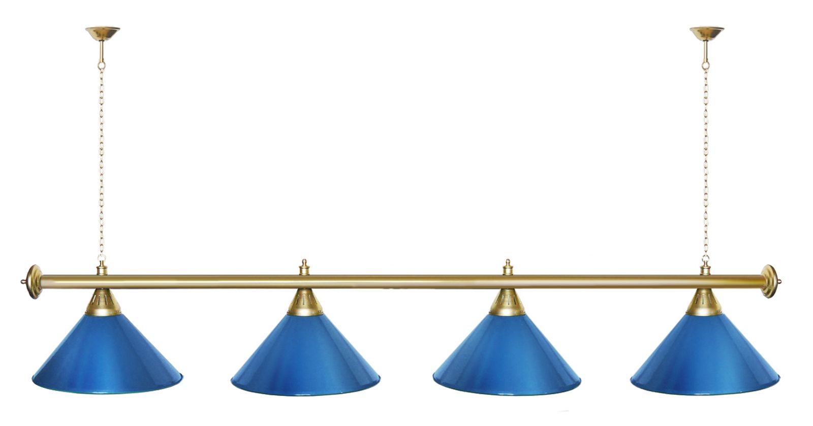 Лампа STARTBILLIARDS 4 пл. (плафоны золотые,штанга золотая,фурнитура золото) фото №44