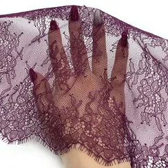 Кружево реснички слива (23х300 см)