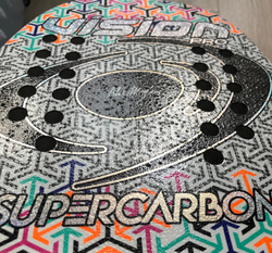 Ракетка Super carbon Pro 2.4 Vision с нанесением «Rotor»