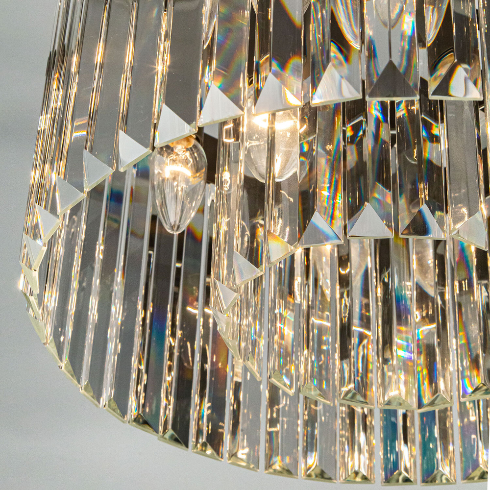 Citilux Мартин CL332081 Люстра хрустальная подвесная Прозрачная