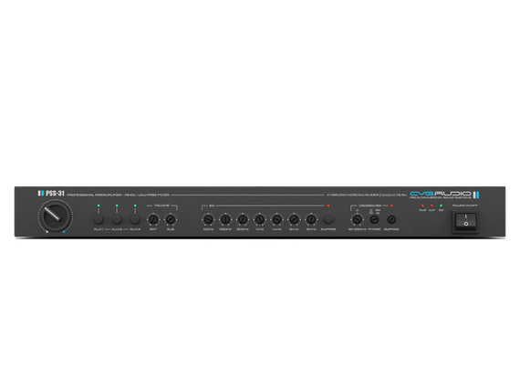 CVGAUDIO PSS-31 профессиональный предусилитель/кроссовер/семи-полосный эквалайзер