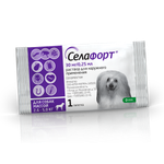 Селафорт Капли для собак массой 2,6-5,0 кг