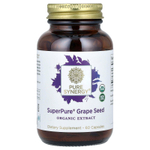 Pure Synergy, сверхчистые косточки винограда, органический экстракт, 60 капсул