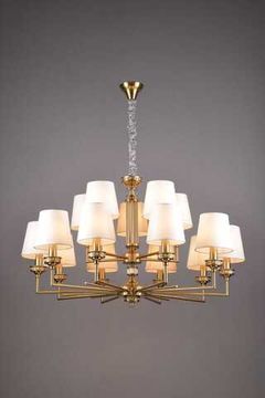 8906/10+5LT BRASS (1) Люстра (NW)