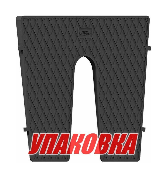 Накладка клин на транец 450x360 мм, черная (упаковка из 4 шт.)