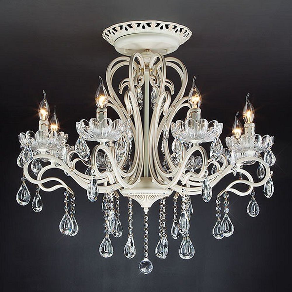 Потолочная люстра Eurosvet Etna 12205/8 белый Strotskis