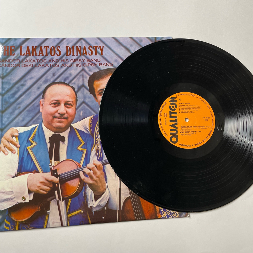 Винтажная виниловая пластинка LP Sandor Lakatos And His Gipsy Band The Lakatos Dinasty (Венгрия 1981)