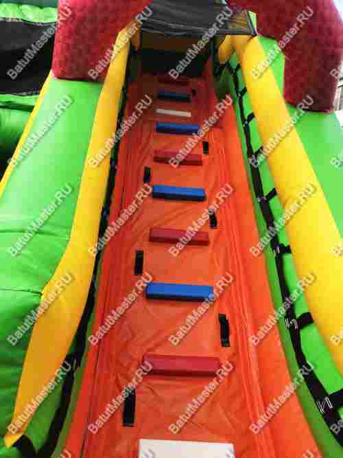 Коммерческий надувной батут "Большой зверинец" 9*5,5*7,7 м