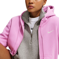 Женская Кофта теннисная Nike Sportswear Phoenix Fleece - light magenta/sail