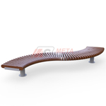 Лавка Rail Road 01 Змейка