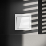 Выключатель встраиваемый VOLTUM S70 карточный 16А, (белый глянцевый)