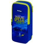 Пенал мягкий 2 отделения 205х80х55 Berlingo Hot rod, с магнитом, ткань