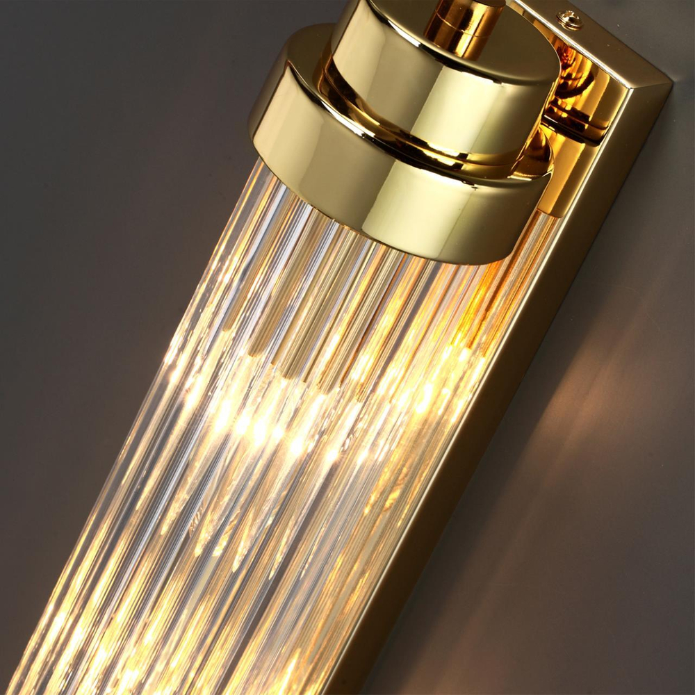 4822/2W WALLI ODL21 689 золотой/прозрачный Настенный светильник E14 2*40W LORDI