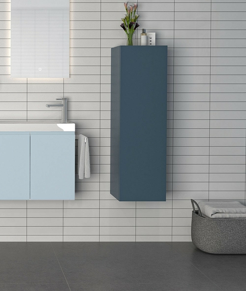 Шкаф пенал Orka Ferla 30 3006244 подвесной Синий матовый