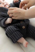 Комплект 3в1 лапша из 100% хлопка Антрацитовый