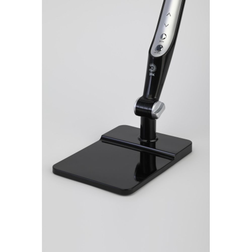 Настольный светильник ЭРА NLED-497-12W-BK светодиодный на струбцине и с основанием черный