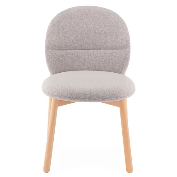 Стул Meiko серый, ножки бук
