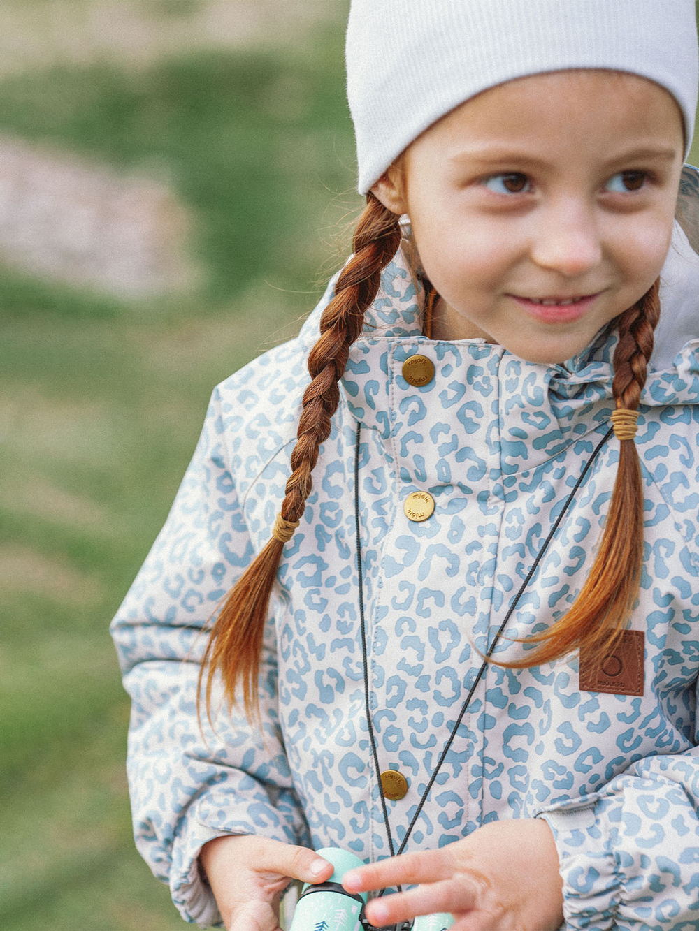 Куртка утеплённая Mjölk Blue Leopard, утеплитель 120гр/м2