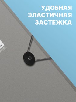 Папка с файлами А4 60л серая (С0060-192)