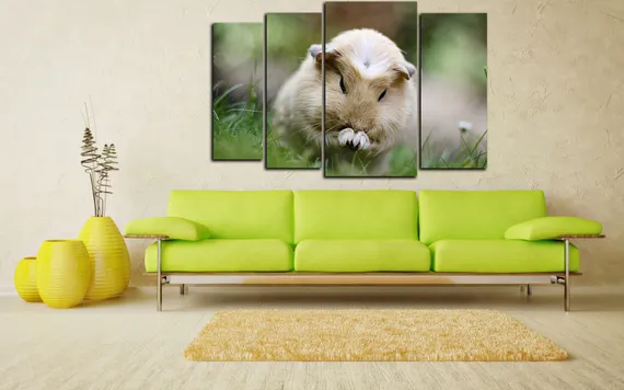 Модульная картина "Морская свинка"