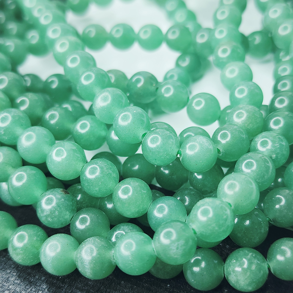 Авантюрин природный, гладкий шар, р-р 8мм