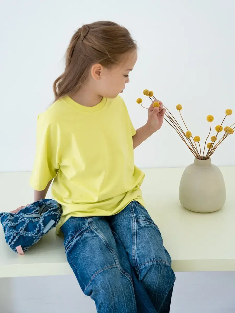 Футболка для девочки оверсайз