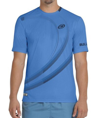 Мужская теннисная футболка Bullpadel Beque - небесный
