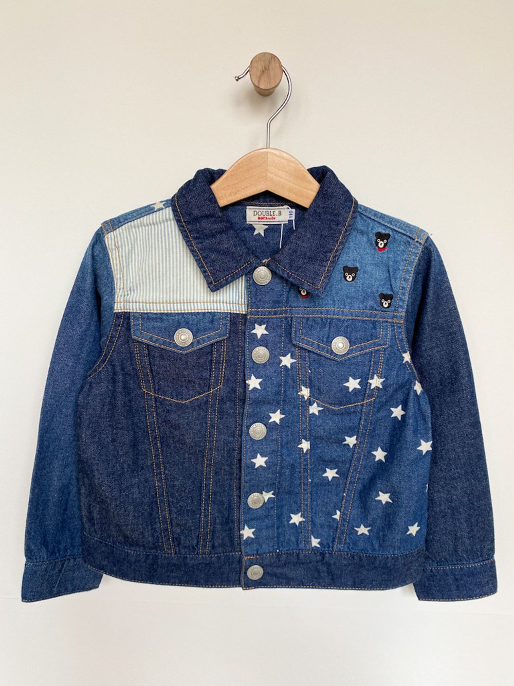 Новая джинсовка Mikihouse, 110