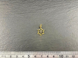 Подвеска. Эдельвейс с камнем малый