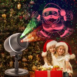 ENIOP-06 ЭРА Проектор Laser Танцующий Санта, IP44, 220В | Проекторы