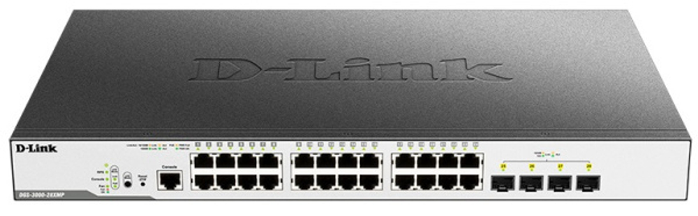 Коммутатор PoE D-link DGS-3000-28XMP/B1A