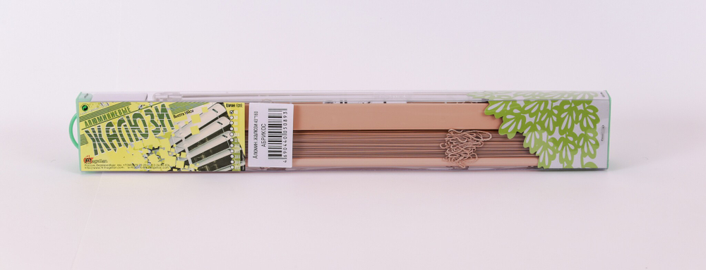 Жалюзи алюминиевые, абрикос, 60х160