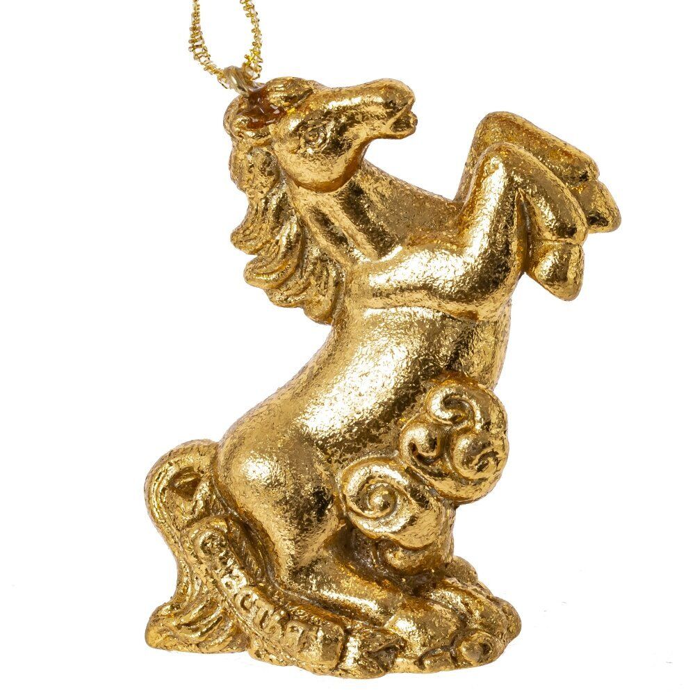 GAEM Фигурка декоративная подвесная "Лошадка", L7 W3 H7 см, 4в.