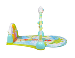 Игровой развивающий коврик для малышей Small Garden арт. 8869B, голубой