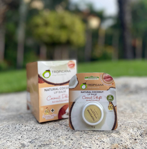 Бальзам для губ на основе масла кокоса Кокосовое наслаждение Natural Coconut Lip Balm Coconut Delight Tropicana